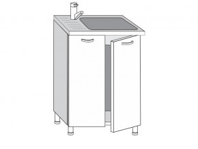 2.60.2мн Шкаф-стол на 600мм под накладную мойку с 2-мя дверцами в Ревде - revda.магазин96.com | фото