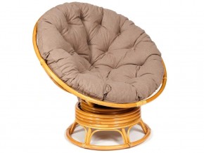 Кресло-качалка Papasan w 23/01 B с подушкой Honey, экошерсть Коричневый в Ревде - revda.магазин96.com | фото