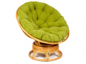 Кресло-качалка Papasan w 23/01 B с подушкой Honey, флок Олива в Ревде - revda.магазин96.com | фото