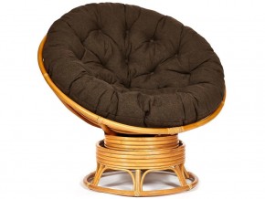 Кресло-качалка Papasan w 23/01 B с подушкой Honey, ткань Коричневый в Ревде - revda.магазин96.com | фото