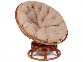 Кресло-качалка Papasan w 23/01 B с подушкой Pecan, экошерсть Коричневый в Ревде - revda.магазин96.com | фото