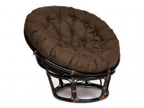 Кресло Papasan 23/01 W с подушкой Antique brown, ткань Коричневый в Ревде - revda.магазин96.com | фото