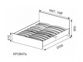 Кровать 1600х2000 ортопедическое основание в Ревде - revda.магазин96.com | фото