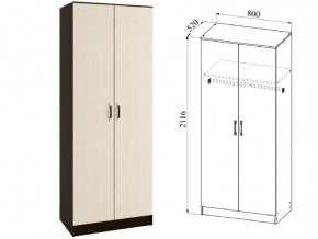 Шкаф 2 двери Ронда ШКР800.1 венге/дуб белфорт в Ревде - revda.магазин96.com | фото