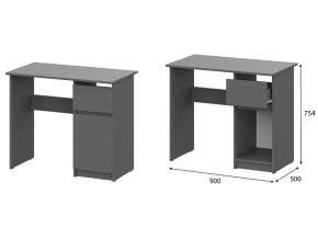 Стол письменный 900 Денвер Графит серый в Ревде - revda.магазин96.com | фото