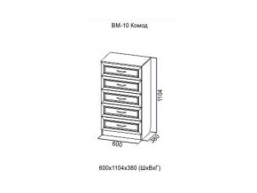 ВМ-10 Комод в Ревде - revda.магазин96.com | фото